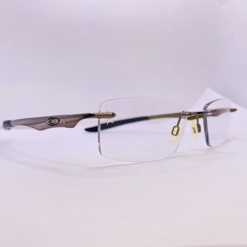 Oakley Evade Eyeglasses Frames Brushed Chrome 22-174 53 [] 18 133 Authentic